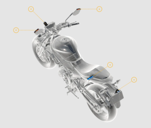 Motorcycle Rider Training Australia - Ride Vision system components