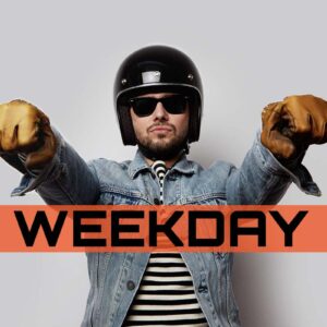 Pre-Learner Q-Ride Motorbike Licence - 2 days Weekday 10:45am-5pm