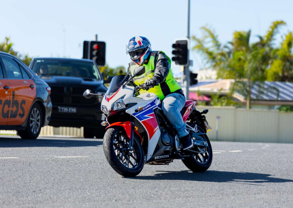 Learner road riding Motorcycle Training Australia QRIDE